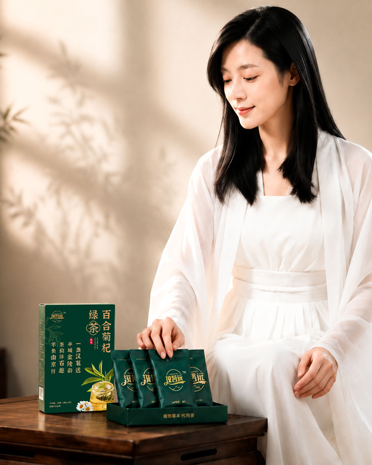 百合菊杞绿茶
